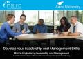 MSc in Leadership and Management banner_people sitting aorund a table and talking