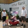 The Lovewell Family, who took part in the Hospice’s virtual Star Shine Walk with their three young girls, by walking from their home in Sawston to the Arthur Rank Hospice and back in one day! 