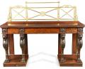 Leading the furniture section is a fine mahogany sideboard table, in the manner of Thomas Hope from circa 1810