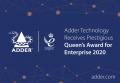 Adder Queen's Award banner 2020