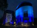 Anglia Ruskin University Nursing School was illuminated as part of Clap for Carers