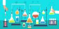Illustration _ test tubes and beakers in a chemistry lab_ Judge Business School